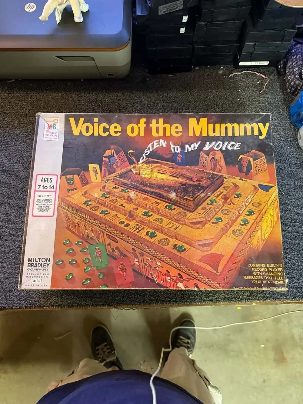 Vintage Milton Bradley (1971) Voice of the Mummy Board Game *Missing Pieces*